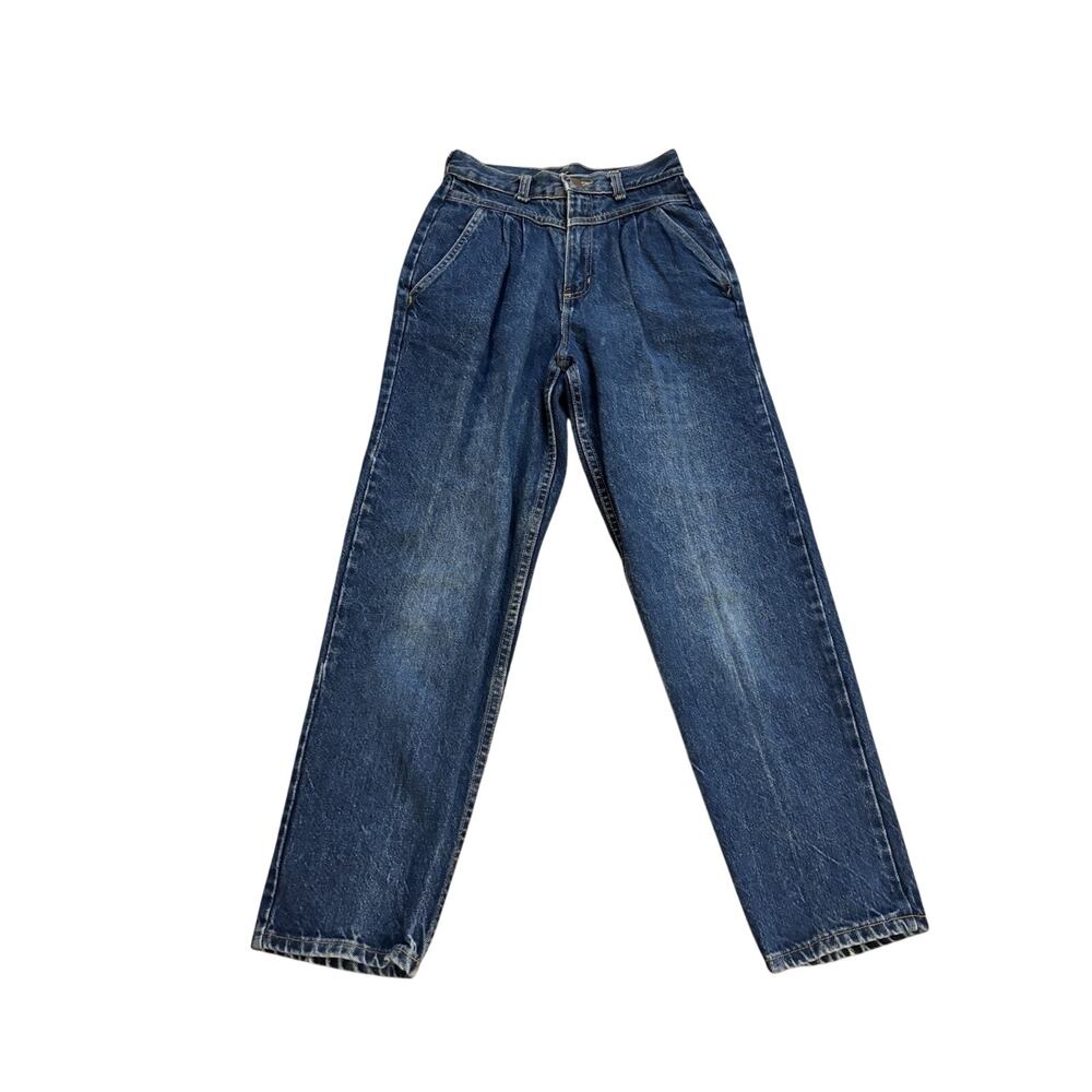 Vintage 80’s Pleated Front High Waist Mom Jeans Size 4